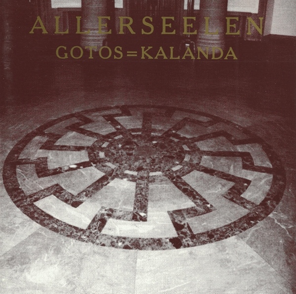  Cover einer „Allerseelen“-Veröffentlichung. Zu sehen ist die"Schwarze Sonne" als Bodenverzierung in der SS-Kultstätte Wewelsburg (bei Paderborn).